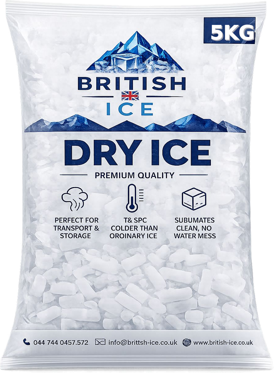 Dry Ice, 5kg Bag