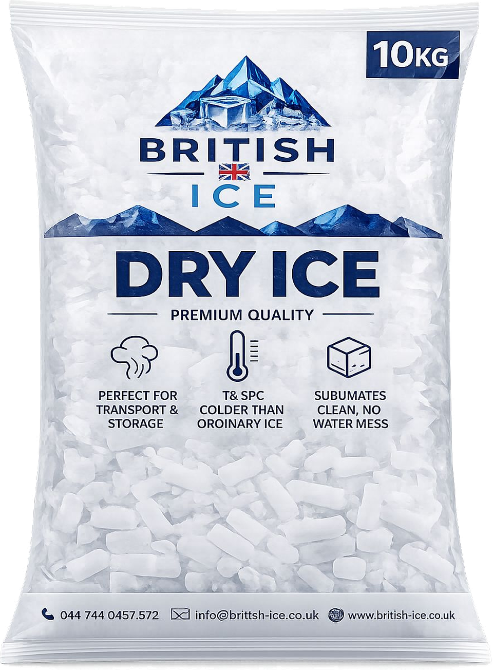 Dry Ice, 10kg Bag